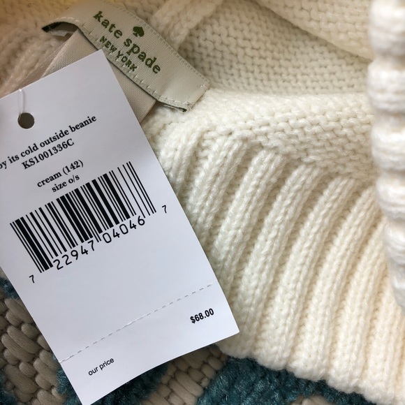 Kate Spade Baby it's Cold Outside Beanie - Picture 3 of 3